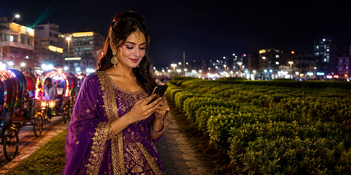 ঢাকার মোবাইল ক্যাসিনো বুথ দৃশ্য